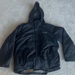 Columbia Black Insulated Hooded Jacket